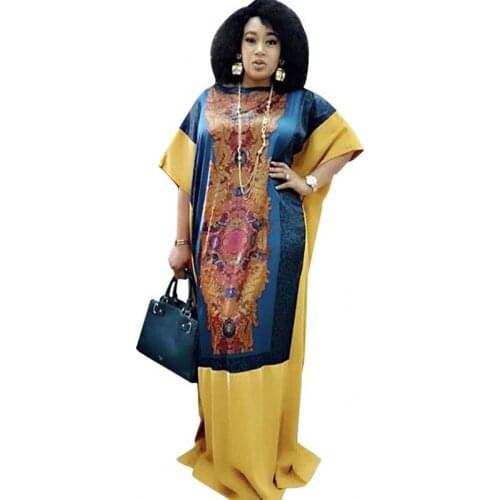 African Dresses For Women Dashiki Long Maxi Dress 2020 Summer Plus Size Dress Ladies Traditional African Clothing Fairy Dreess