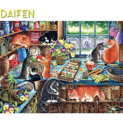 DIY 3D Diamond painting Cross stitch Cat flower Full Square Diamond embroidery Cat flower Full Round Diamond mosaic Cat flower