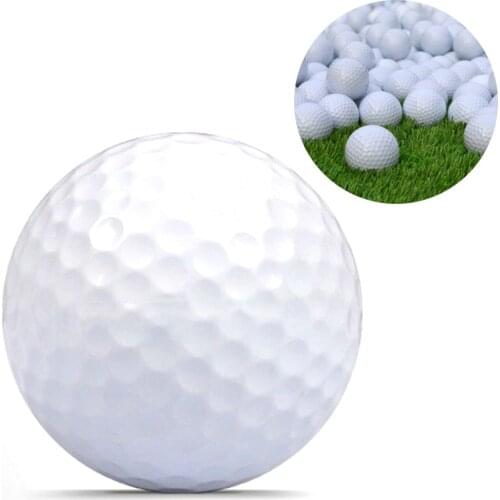 White Golf Balls Round Golf Balls Driving Range Outdoor Sport Tennis Golf Practice Balls Portable Golf Accessories 42.6mm