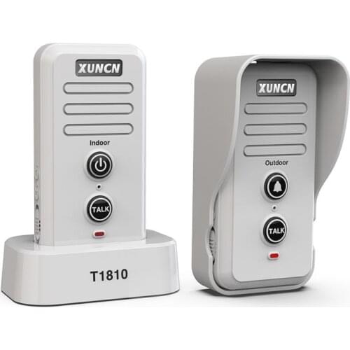 XUNCN Wireless Voice Intercom Doorbell for Family House Office Intercom System-1810 More than 1000 Meters Over a Long Distance