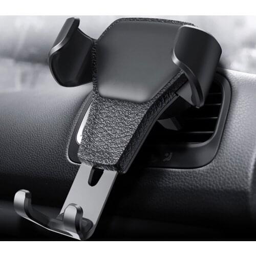 Gravity Reaction Car Phone Holder Automobiles Air Vent Mount Stand Clip Grip In Car Smartphone Support Bracket Accessories Gifts