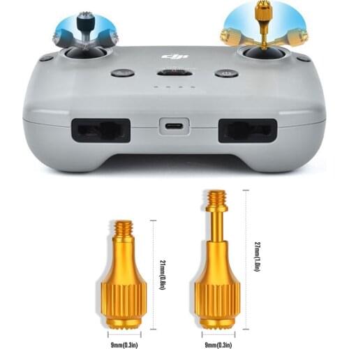 Thumb Rocker Aluminum Alloy Joystick For DJI MAVIC AIR 2S/MINI 2/SE Stick Remote Control Set 2pcs/Kit Expansion Accessories
