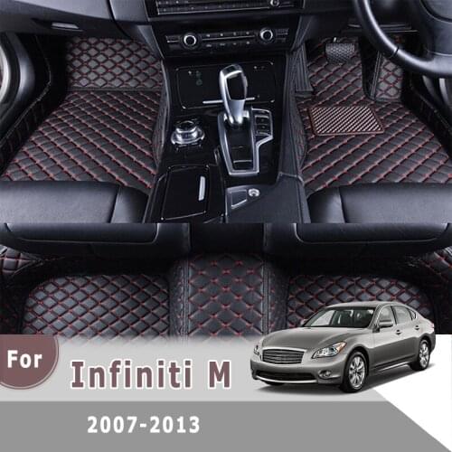 RHD Carpets For Infiniti M 2013 2012 2011 2010 2009 2008 2007 Car Floor Mats Custom Interior Styling Pedals Foot Pads Rugs Auto