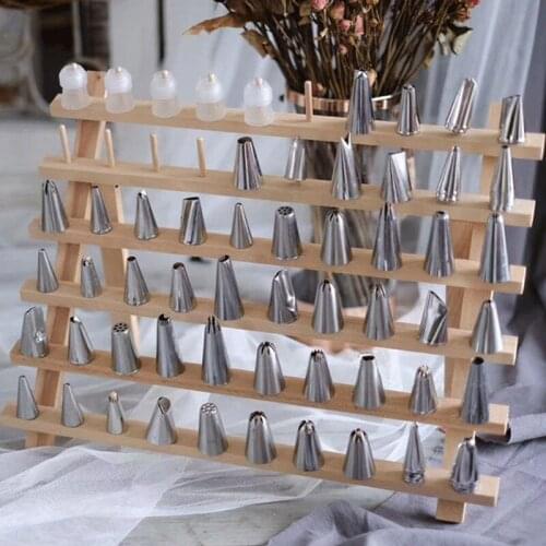 Kitchen Baking Supplies Piping Nozzles Implantation Frame Cream Piping Bag Storage Rack Cake Nozzle Bakeware