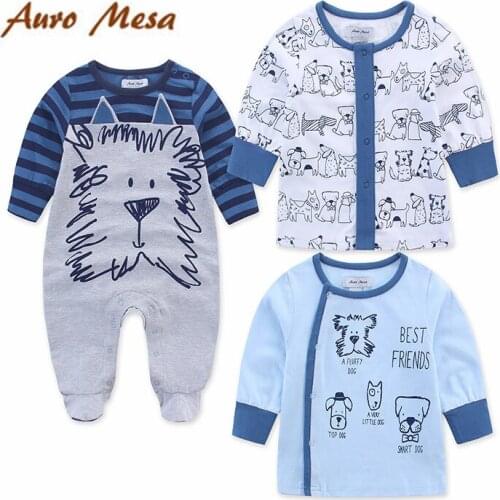 Spring Baby Boy Outfit Baby Romper Coats Cardigan Infant Boys Clothes Baby Boys set