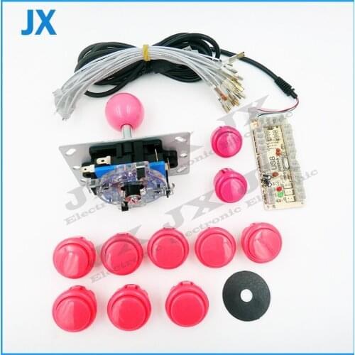 DIY arcade Kit Zero Delay Arcade Game USB Encoder PC Joystick for MAME & Raspberry Pi 3B