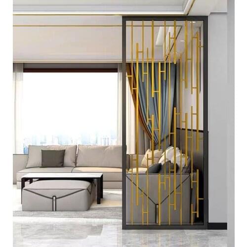 Stainless Steel Screen Modern Minimalist Living room Dining room Bedroom Decoration Partition SUS 304