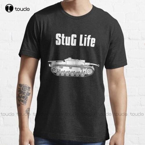 New Stug Life - Military History Visualized (Vertical Version) T-Shirt T-Shirt Cotton Tee Shirt S-5Xl Unisex