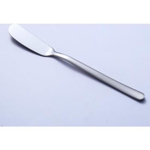 New Fashion West Style Stainless Steel Utensil Cutlery Butter Knife Cheese Dessert Jam Breakfast Tool LX1810