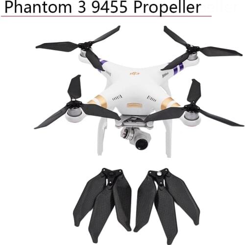 9455S Carbon Fiber Propeller Low Noise Props Folding Propeller for DJI Phantom 3 Phantom 2 Noise Reduction Drone Blades Parts