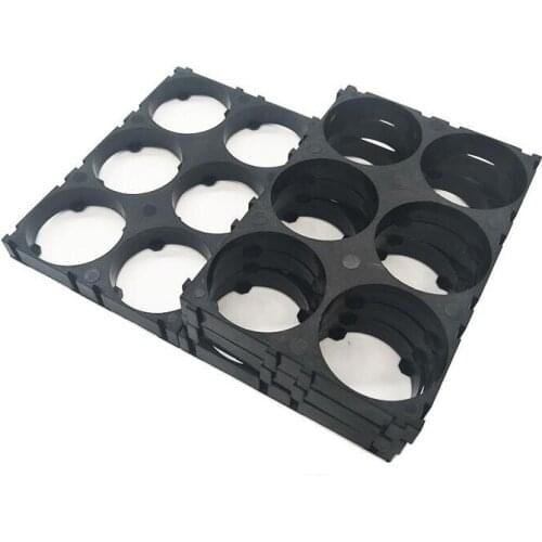 15pcs/lot MasterFire 2*3 32650 Batteries Spacer Radiating Holder Bracket Black Plastic Battery Storage Box Holder Brackets