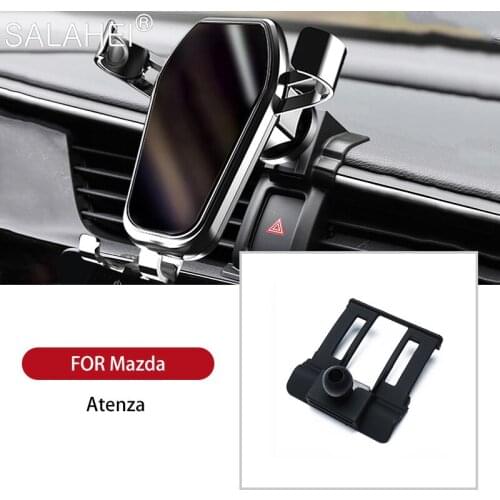 Adjustable Car Mobile Phone Holder Air Vent Mount Cradle No Magnetic Smartphone GPS Stand For Mazda Atenza Bracket Accessoories