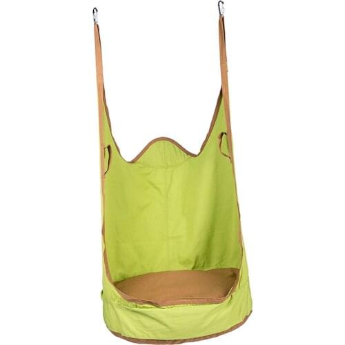 Deluxe Inflatable Hanging Hammock Chair Swing Garden Patio Toy Children Outdoor Activity Camping Fun -Green