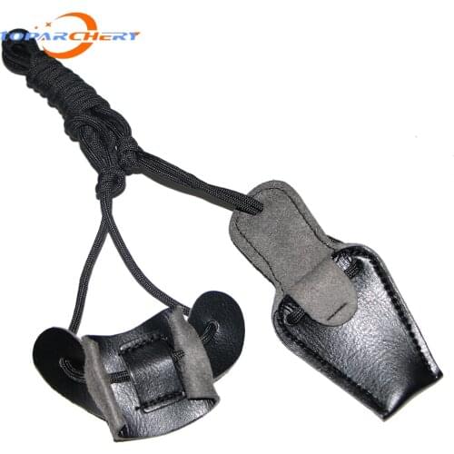 Archery Bow Stringer Install Tool Rope for Recurve Longbow hunting black 155 cm Bow string Accessories