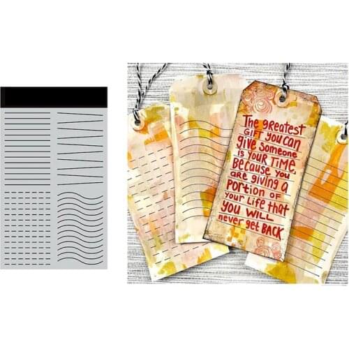 Stencils Medium Journal Blocks For Diy Scrapbooking Crafts Maker Photo Album Template Handmade Decoration 2021 New Arrival Hot