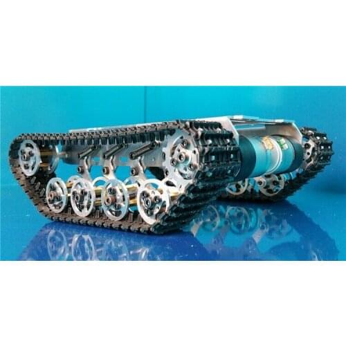 Smart tank bottom crawler chassis damping for DIY robot Tank chassis smart car tracked chassis shock absorber chassis smart