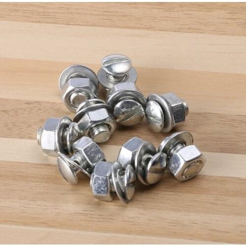 10pcs Brake Cable Adjuster Clamp Lock Screw Bolt Bicycle Moped MTB Mountain Bike