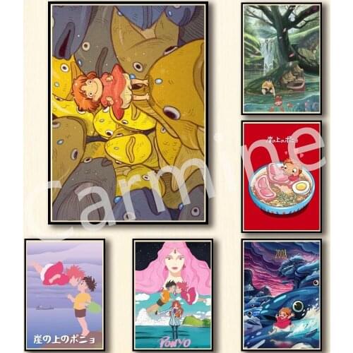 5D Diamond Painting Ponyo And Sosuke Poster DIY Cross Stitch Homemade Embroidery Full Round&Square Drill Home Decoration Gift