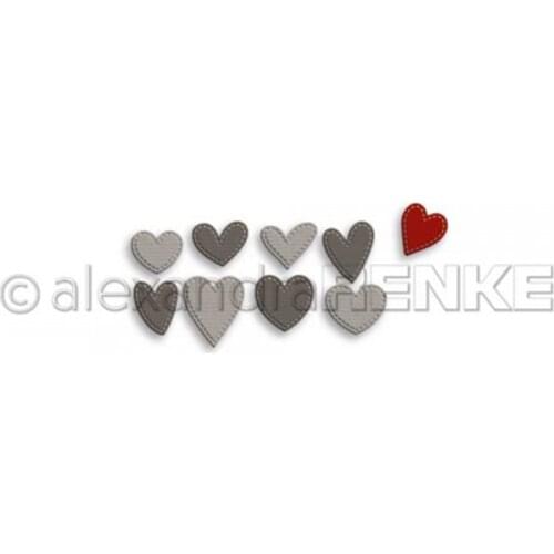 CH 2021 New Arrival Small Hearts Metal Cutting Dies Embossing Scrapbooking Stencil Craft Cut Dies For DIY Card Handmade
