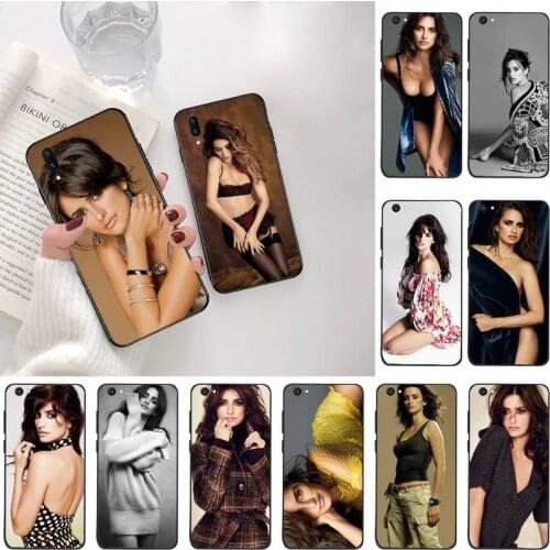 Spanish sexy girl Penelope Cruz Sanchez DIY phone Case cover Shell For Vivo Y91c Y17 Y51 Y67 Y55 Y7s Y81S Y19 V17 vivos5