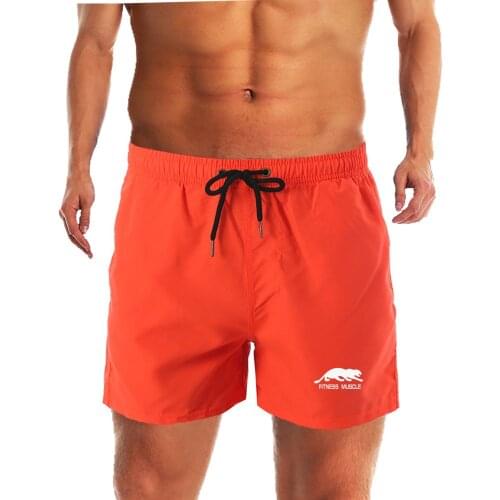 FITNESS MUSCLE Men's Swimming Trunks