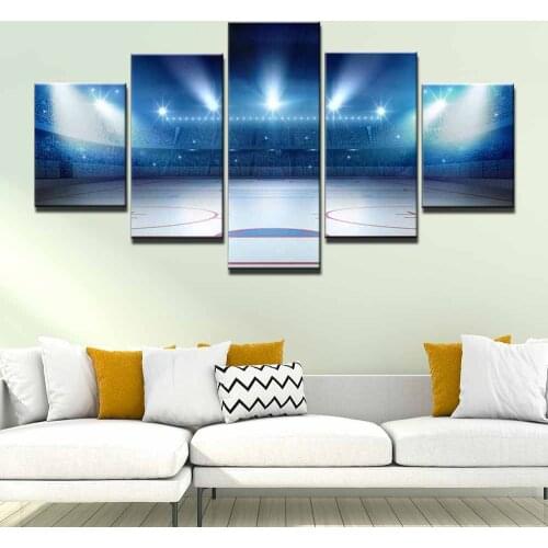 Canvas Painting 5 Pieces Sports Stadium Posters Modern Home Wall Decor Canvas Art HD Print Wall Pictures For Child Bedroom
