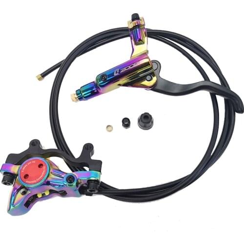 MTB Bike Colorful HB875 Hydraulic oil Disc Brake Kit 800/1400mm Mountain bike Rainbow disc brake for bike parts M395 M447 MTB B