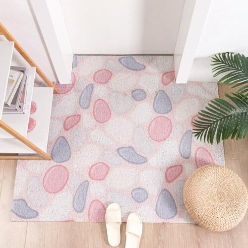Flower Doormat Carpet Home Living Room Hallway Corridor Bedroom Bathroom Mats Carpet Anti-slip Cuttable Custom Entrance Doormat