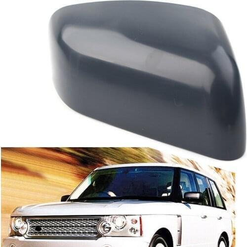 Left Side Car Rearview Mirror Cap Cover For Land Rover LR2 LR4 2010-2014 For Range Rover Sport 2010 2011 2012 Black ABS Plastic