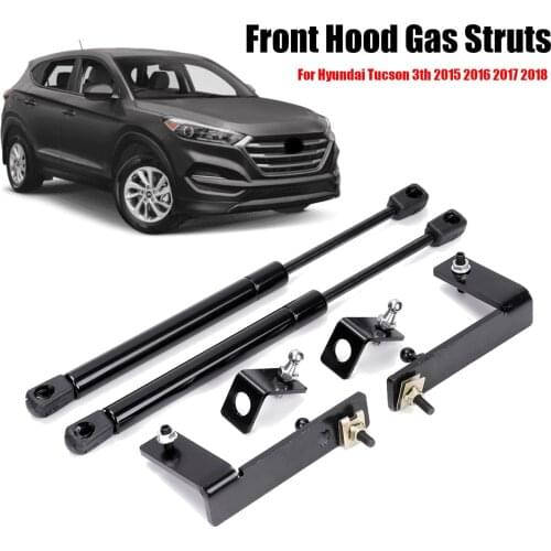 Car Front Engine Hood Lift Supports Props Rod Arm Gas Springs Shocks Strut Bars For Hyundai Tucson 3TH 2015 2016 2017