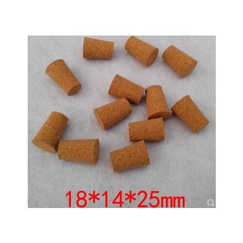 Package supplies sealing bottle Wishing bottle Small glass Small cork bottle stopper glass bottle stopper 18mm * 14mm * 25mm