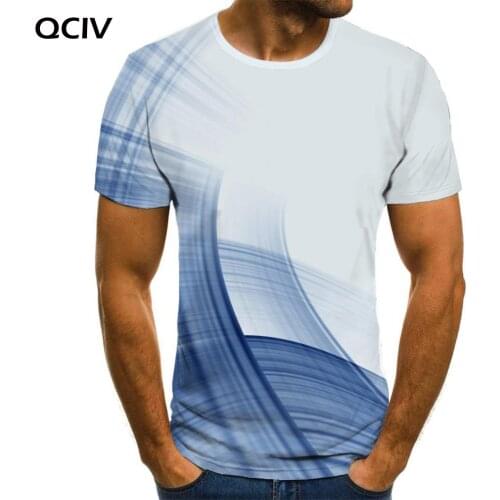 QCIV Brand Psychedelic T shirt Men Abstract T-shirts 3d Harajuku Anime Clothes Short Sleeve summer Cool Streetwear Big Size