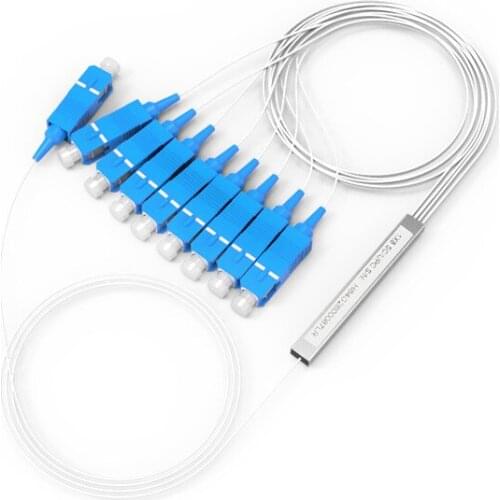 SC/UPC 1x8 Fiber optical Splitter Mini Module SC/SC FTTH Fibre Splitter SC Single Mode