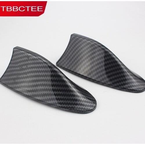 Car Shark Fin Antenna Signal Aerials For BMW X4 X5 X6 330iM Auto Radio Aerial Imitation Carbon Fiber Antennas