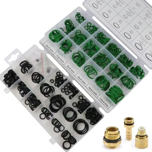 O Ring Seal Ring Rubber Washer Watertightness O-Ring Rubber Gasket 18 Kinds Sizes Kit For Cylinders Valves Pumps Accessories