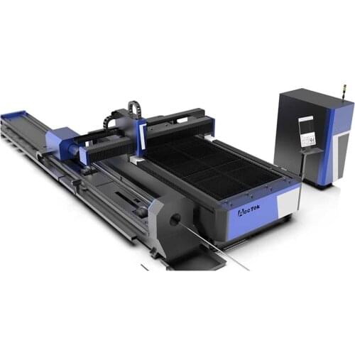 Acctek factory metal cutting machine cnc laser 3015 with rotary 6m for copper cutting