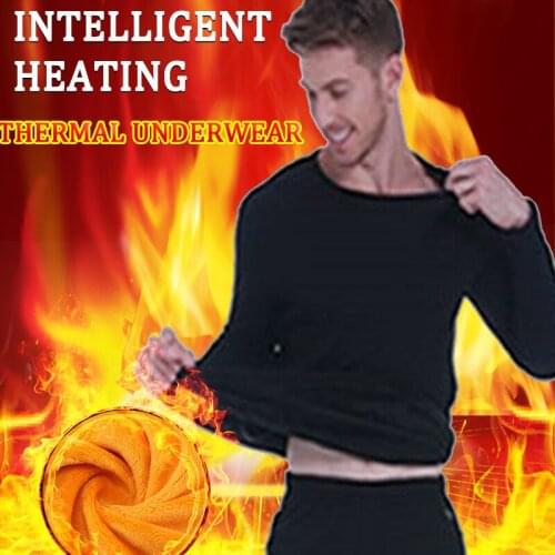 Winter Heated Underwear Fleece Lined Heating Thermal Underwear USB Electric Heated Pants Battery Powered Ski Wear