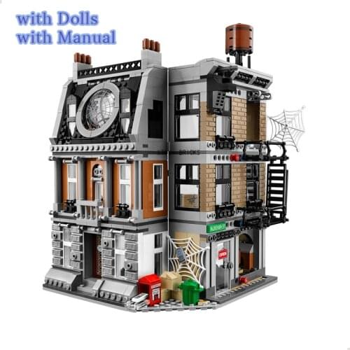 1072PCS 10840 Sanctum Doctor House Building Blocks with Figures Compatible 76108 Bricks DIY Toys for Children