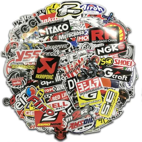 120pcs Waterproof Cartoon Stickers Decals for Motorcycle Skateborad Helmet Laptop Suitcase Skateboards Guitar Graffiti Stickers