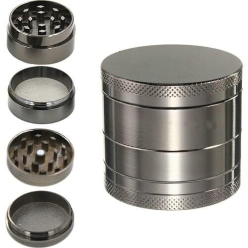 4 Layer Aluminum Herbal Herb Tobacco Grinder Best Gift Man Smoking Tobaccos Crusher Process Grinders