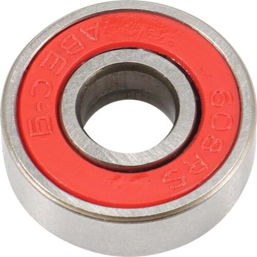 50Pcs ABEC-9 608 2RS Inline Roller Skate Wheel Bearing Red Sealed 8X22X7mm Shaft Wheel Bearing Anti-Rust Skateboard