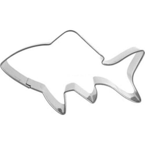 Shark Baking Gadget Cookie Press Cutters Craft Tools Cake Decoration Stainless Steel Kitchen Accessories Best Selling Fondant