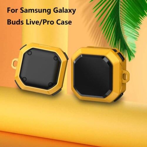Cover For Samsung Galaxy Buds Live Case Anti-fall Cover For Samsung Buds Pro Earphone Accessories Wireless Case With Keychain