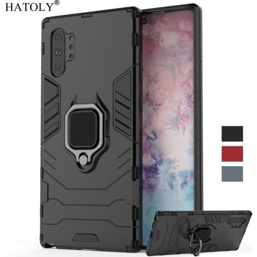 For Cover Samsung Galaxy Note 10 Pro Case Shockproof Cover For Samsung Note10 Pro Ring Holder Phone Case For Samsung Note10 Plus