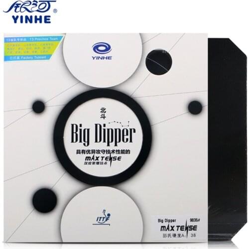 Galaxy Milky Way Yinhe Big Dipper Factory Tuned Max Tense Tacky Pimples-in Table Tennis PingPong Rubber With 2.2mm Sponge