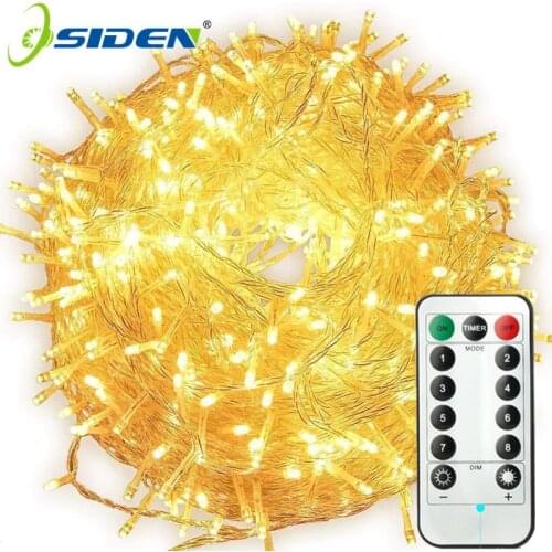 Fairy Garland LED String Lights Waterproof for Christmas Tree Wedding Home Indoor Decoration remote control Battery Powered 3m