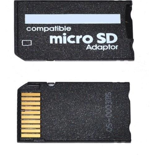 10pcs For Micro SD SDHC TF to MS Memory Stick for Pro Duo Card Adapter Converter Memory Stick For PSP 1000 2000 3000