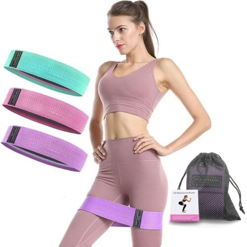 Resistance Bands Set Workout Rubber Elastic Sport Booty Band Fitness Equipment For Yoga Gym Training Fabric Bandas Elasticas