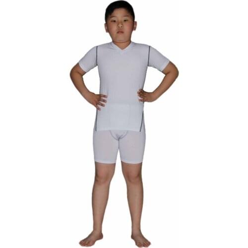 Short Underwear Set T-Shirt and Shorts Quick Dry Short Sleeve Shirts Pants Boys Football Basketball Running Sportswear Sets 2021