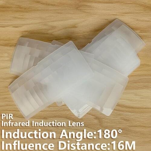Fresnel lens Infrared induction 180° induction angle 16M distance PIR lens high sensitivity Infrared sensing of human body